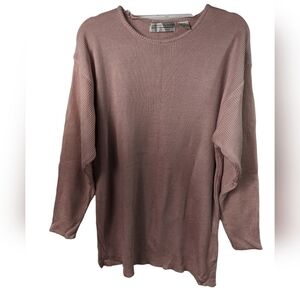 Carolyn Taylor Vintage Ribbed Sweater Sz M